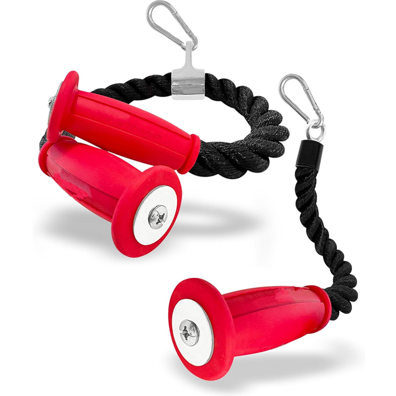 Sports Equipment Companies - Cordas ergonômicas para tríceps, fixação de