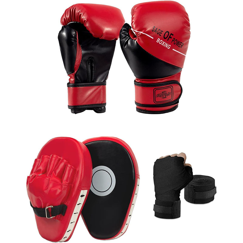 Conjunto de luvas de boxe 3 em - Boxing Glove Set avaliação e preço