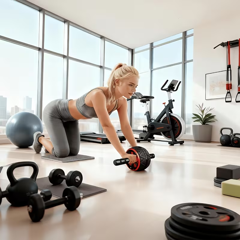 Roda Abdominal e Tapete para J - Sports Equipment Companies avaliação e preço