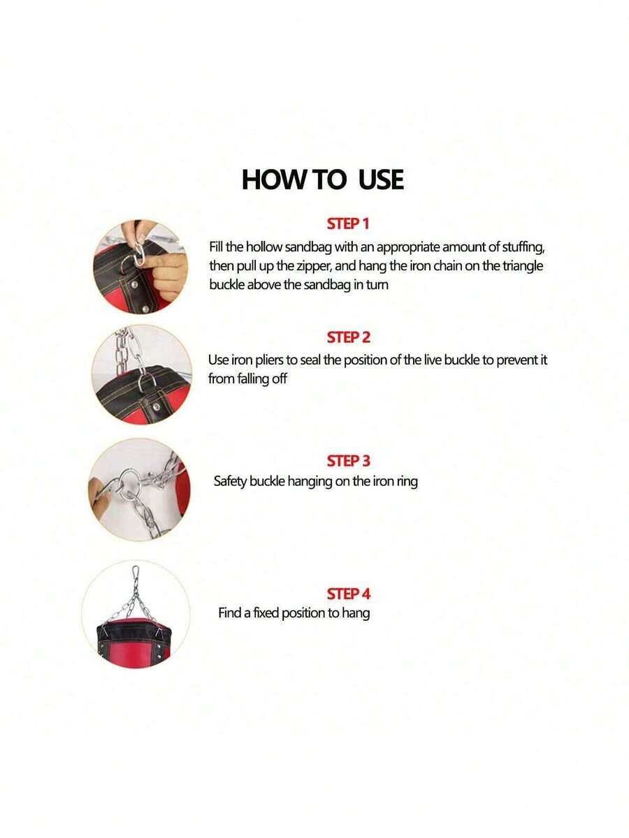 Conjunto de Sacos de Boxe Susp - Boxing Glove Set avaliação e preço